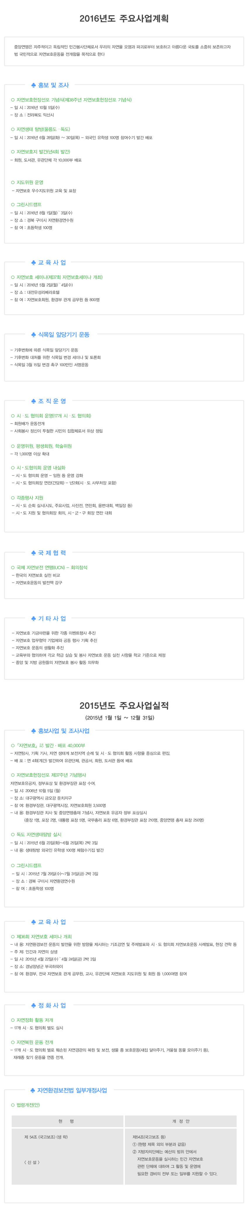 2016년사업계획